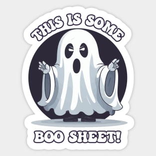 This is Some Boo Sheet Funny Halloween Spooky Ghost Sticker